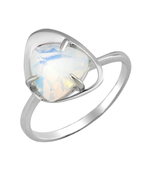 Серебряное кольцо с лунным камнем – Mirserebra925.ru