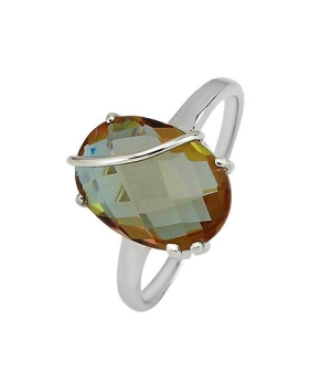 Серебряное кольцо с султанитом ‒ Mirserebra925.ru