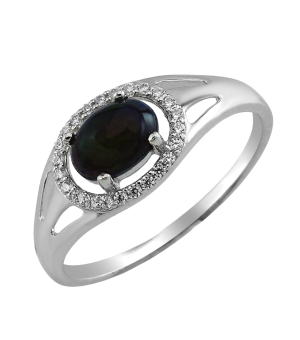 Серебряное кольцо с опалом – Mirserebra925.ru