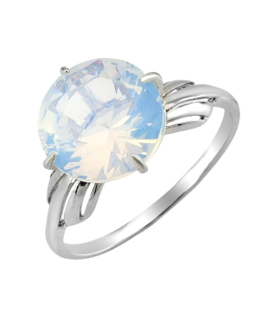 Серебряное кольцо с лунным камнем – Mirserebra925.ru