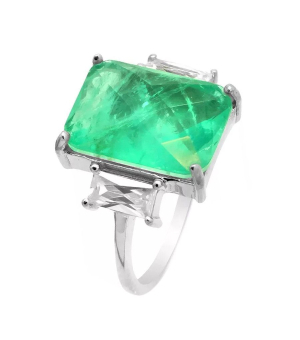 Серебряное кольцо с турмалином ‒ Mirserebra925.ru