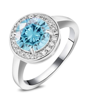 Серебряное кольцо с топазом ‒ Mirserebra925.ru