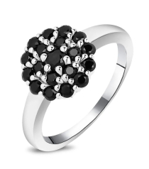 Серебряное кольцо с сапфиром – Mirserebra925.ru