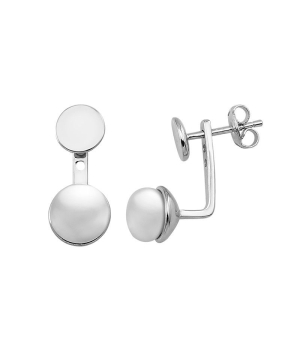 Серебряные серьги с жемчугом ‒ Mirserebra925.ru