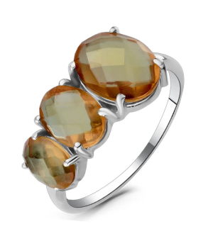 Серебряное кольцо с султанитом ‒ Mirserebra925.ru