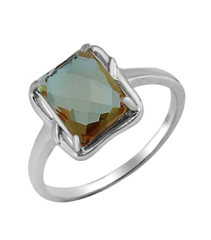 Серебряное кольцо с султанитом ‒ Mirserebra925.ru